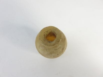 Small blush vase. Banded alabaster. Height...