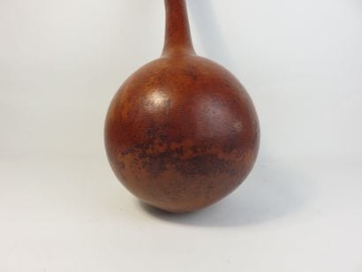 Very beautiful calabash and its wooden stopper....