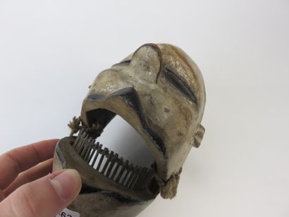 Chosen mask. The face is oval, the eyes are...