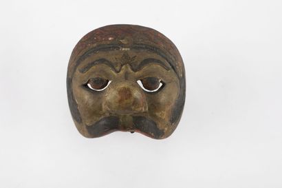 Demi-masque de danse de cour. Wayang topeng....