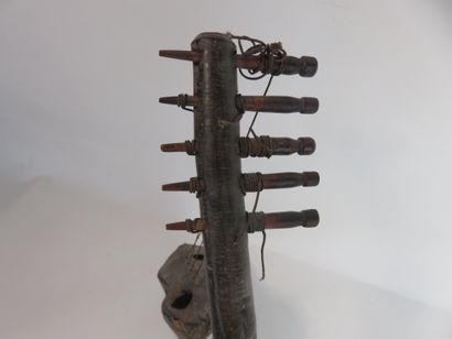 Five-stringed harp. Music played an important...