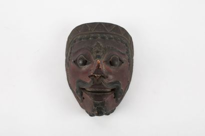 Masque de danse de cour. Wayang topeng. Bois...