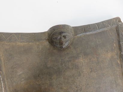 F divination tray. Rectangular in shape,...