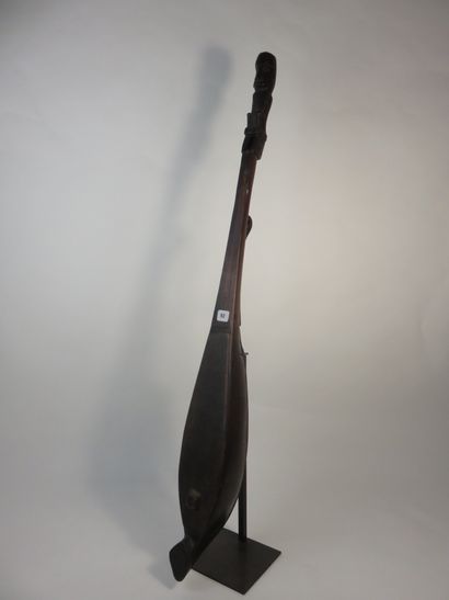 Hasapi lute. The stick is decorated with...