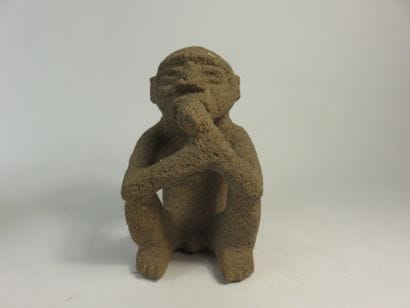Sukia. Personage smoking or eating a corn...