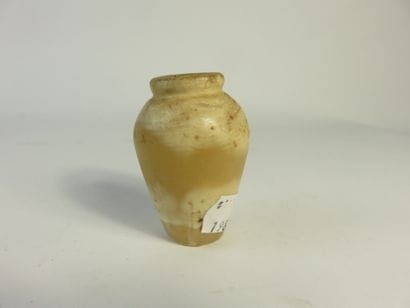 Small blush vase. Banded alabaster. Height...