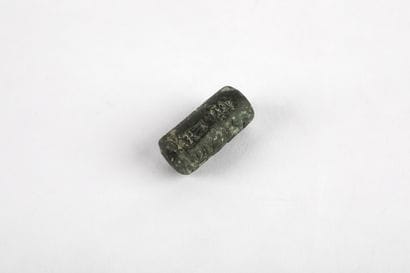 Rare cylinder seal representing a scene of...