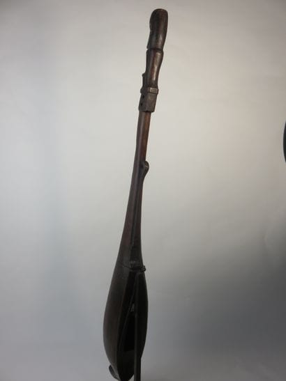 Hasapi lute. The stick is decorated with...
