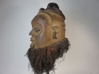 Hemba helmet mask representing an ancestor....