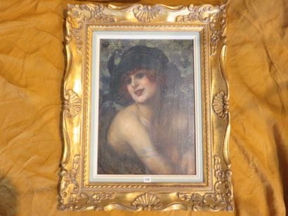 FONTAN Léo, 1884-1965

Femme rousse au chapeau...