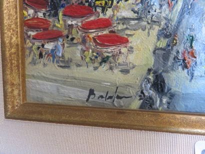 LETERREAU (?)

Vieille place 

Huile sur...