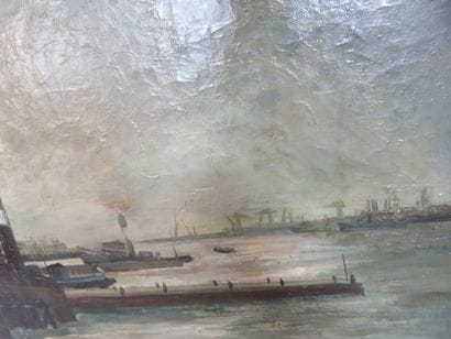TRAVERT Louis, né en 1919

Port d'Amsterdam,...