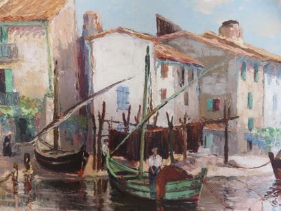 CROZES J.

Port méditerranéen

Huile sur...
