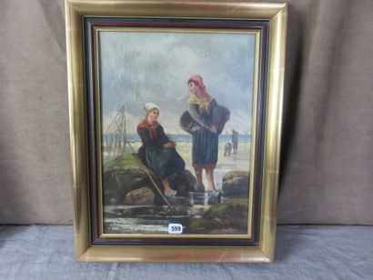 FORTON A.

Pêcheuses de crevettes, 1890

Huile...