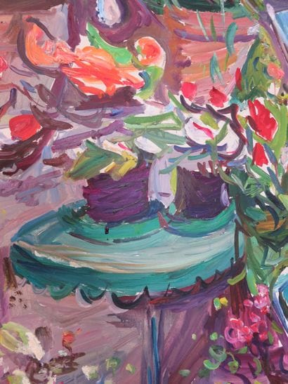 SABOURAUD Emile, 1900-1996

Terrasse fleurie

Huile...
