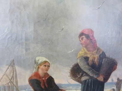 FORTON A.

Pêcheuses de crevettes, 1890

Huile...