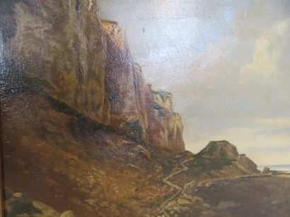 Ecole du XIXe siècle

Falaise en bord de...