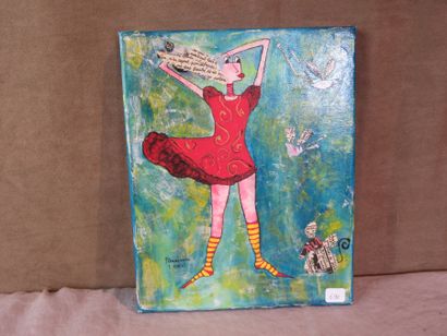 BOURIANE

Fille à la robe rouge, 2006

Technique...