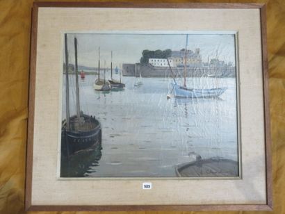 CHOCHON André, 1910-2005

Concarneau, bateaux...