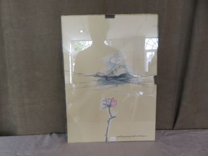 Ecole espagnole

Fleur et paysage, 1975

Pastel,...