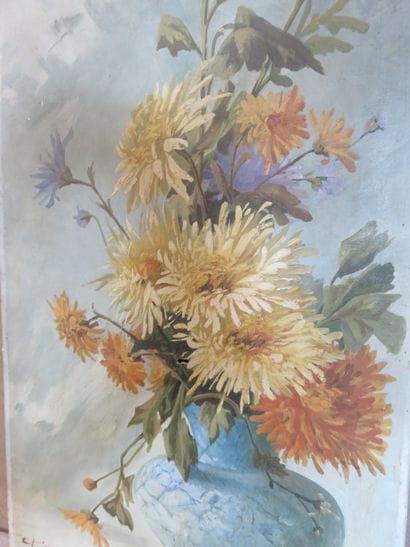 FOURNIER, fin du XIXe siècle

Vase de dahlias...