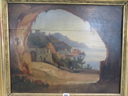 Ecole Orientaliste

La grotte sur la mer

Huile...