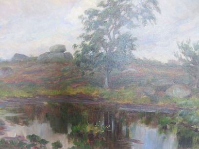 WISLIN Charles, 1852-1932

Paysage aux rochers,...