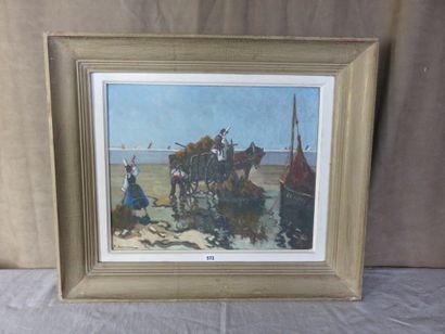 JEANNEAU Fernand 

Récolte du varech, Penmarc'h

Huile...