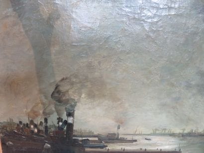 TRAVERT Louis, né en 1919

Port d'Amsterdam,...