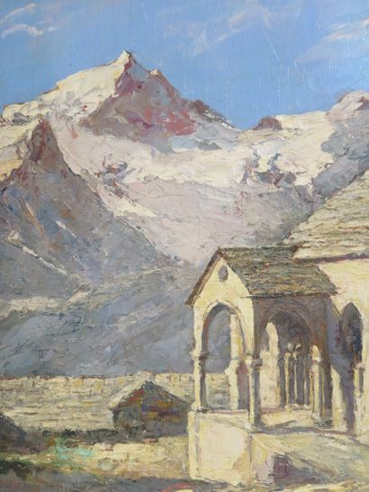 CASTELLI Clément, 1870-1959

La Meije, 1934

Huile...