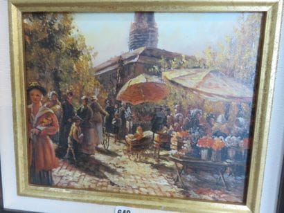 KATZ H., XXe siècle

Le marché aux fleurs

Huile...