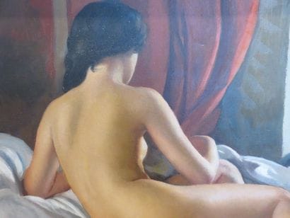 EHLINGER Maurice, 1896-1981

Nu de dos au...