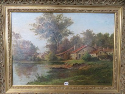 LE ROUX Charles, XXe siècle

Ferme au bord...