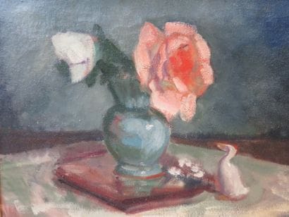 M. KUENZI

Vase de fleurs, 1936

Huile sur...