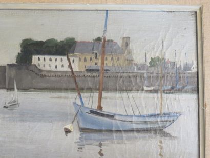 CHOCHON André, 1910-2005

Concarneau, bateaux...