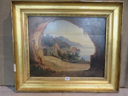 Ecole Orientaliste

La grotte sur la mer

Huile...