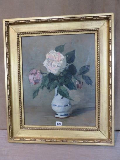 DUPART B. ou J-B ?

Roses au vase bleu

Huile...