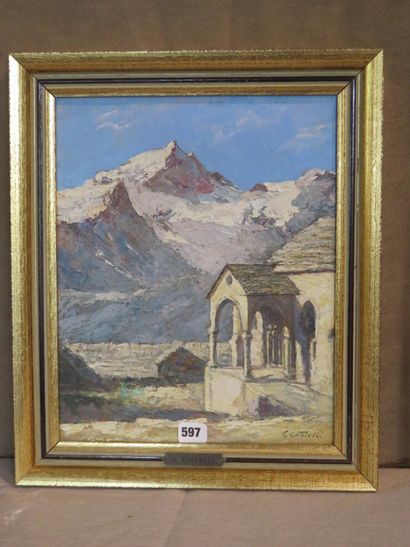 CASTELLI Clément, 1870-1959

La Meije, 1934

Huile...