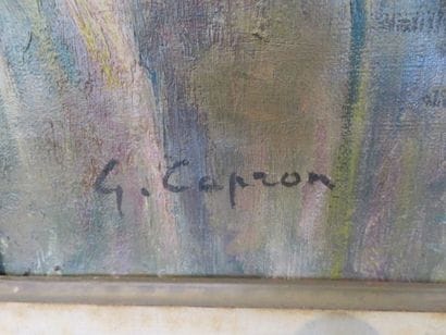 CAPRON G.

Bord de rivière

Huile sur toile,...