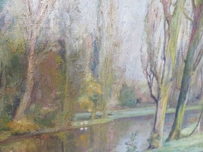 CAPRON G.

Bord de rivière

Huile sur toile,...