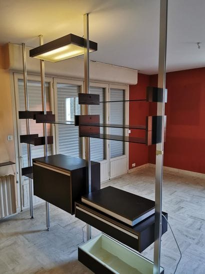 ROCHE BOBOIS - Etagère de milieu composée...