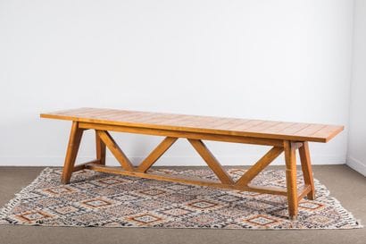 Circa 1960 - Importante table rectangulaire...