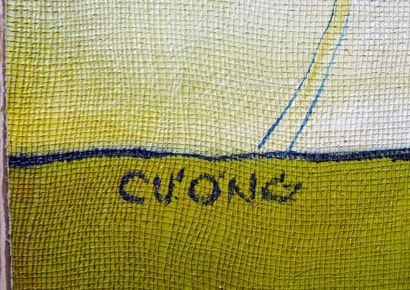 Le Thiet CUONG.- Variations. Huile sur toile...