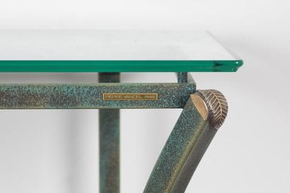 Pierre VANDEL - Console à double plateaux...