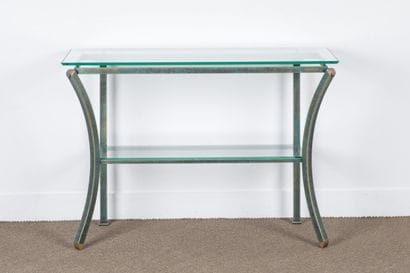 Pierre VANDEL - Console à double plateaux...