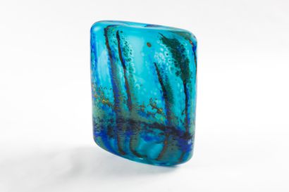 Alain et Marisa BEGOU - Vase sculpture en...