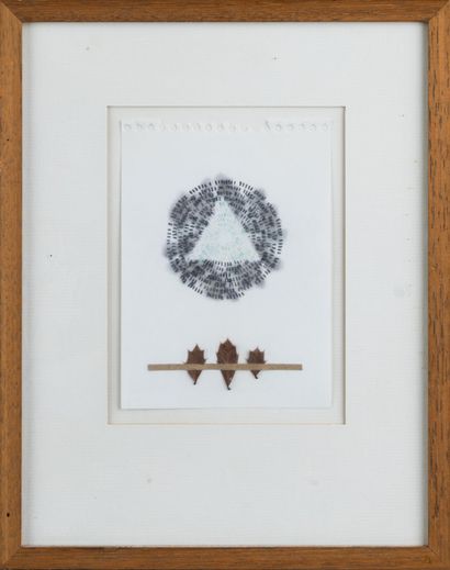 Philippe BOUTIBONNES - Dessin et collage,...