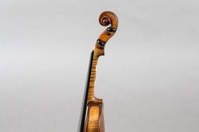 4/4 violin of German construction, mid 19th...