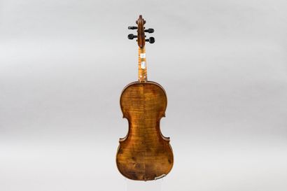 4/4 violin of German construction, mid 19th...