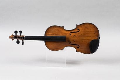 Interesting French made 4/4 violin of the...